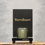 Sfeervolle tafelstandaard met kaartklem | Dining Deco