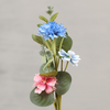 Kunstbloemen blauw met roze | Dining Deco