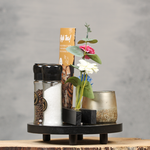 Unieke tafelplanken met kaarthouder | Dining Deco