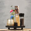 Smaakvolle tafelplanken met kaarthouder | Dining Deco
