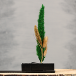 Droogbloemboeket groen, goud en beige | Dining Deco