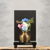 Goudkleurig vaasje S op tafelplank | Dining Deco