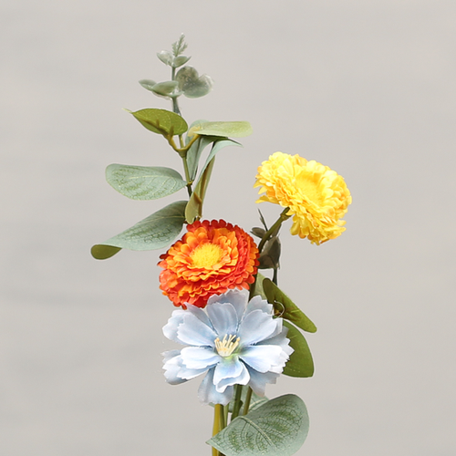 Kunstbloem boeket gekleurd | Dining Deco
