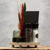 Sfeervolle horeca tafel planken met kaarthouder | Dining Deco