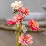 Kunst bloemboeket roze met wit | Dining Deco