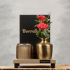 Sfeervolle tafelstandaard met uitsparingen en kaartklem | Dining Deco