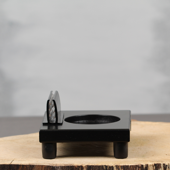 Tafelplank Zwart 15x12cm met klem