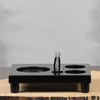 Compacte tafelstandaard met kaartklem | Dining Deco