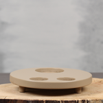 Compacte tafelplank zand rond 21cm | Dining Deco