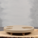 Praktische tafelplank zand rond 21cm | Dining Deco