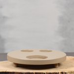Tafelplank zand rond 21cm | Dining Deco
