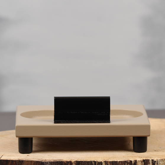 Compacte tafel planken met kaartklem | Dining Deco