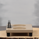 Compacte tafel plankjes met kaartklem | Dining Deco