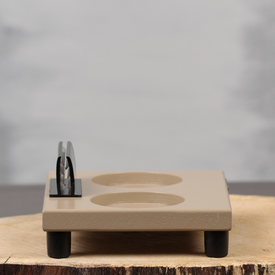 Compacte tafel plankjes met kaartklem | Dining Deco