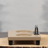 Kleine tafel plank met kaartklem | Dining Deco