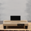 Compacte tafel plank met kaartklem | Dining Deco