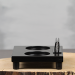Plankje met uitsparingen en kaartklem | Dining Deco