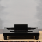 Compacte tafelstandaard met kaartklem voor kleine horeca tafels | Dining Deco