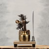 Compacte sfeervolle tafel plank met kaartklem | Dining Deco