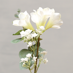 Kunst bloemen wit | Dining Deco
